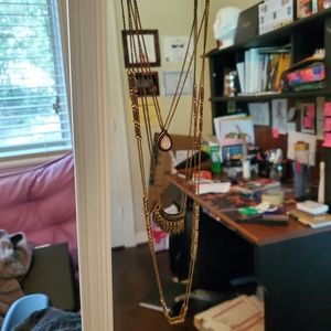 Layered Rose Quartz Necklace